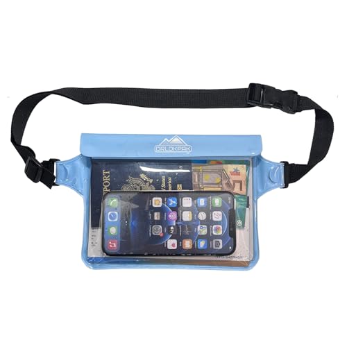 DRLOKPAK Waterproof Waist Bag Pouch Fanny Pack Bum Bag