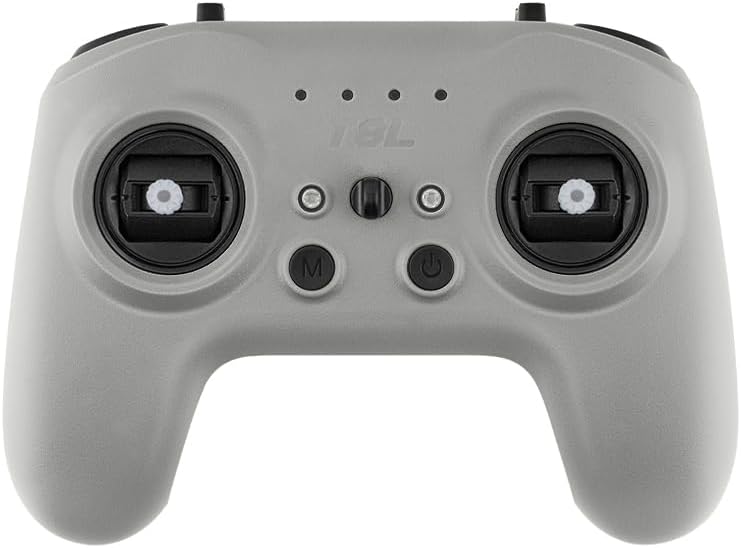 Radiomaster T8L ELRS 2.4GHz Radio Transmitter, 204g Lightweight Screenless Remote Controller with Hall-Effect Gimbals, USB-C Charging & Simulator Compatibility for FPV Drones (Grey)