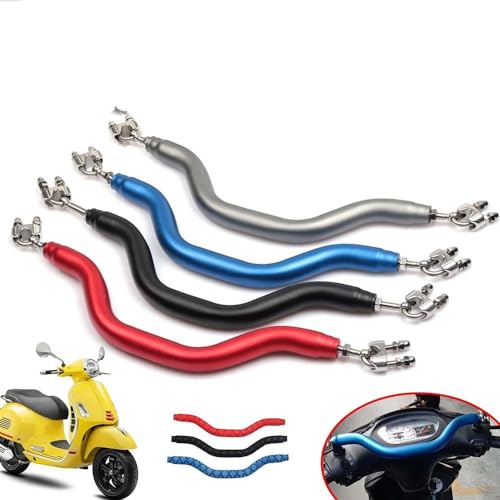 Support guidon Piaggio MP3 anti vibration téléphone bleu