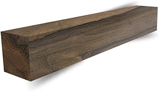 Globalwoods Ziricote Lumber 2x2x18 Inches for Pool Cue Building Game Calls Knife Scales Tomahawk Handles Ziricote Wood