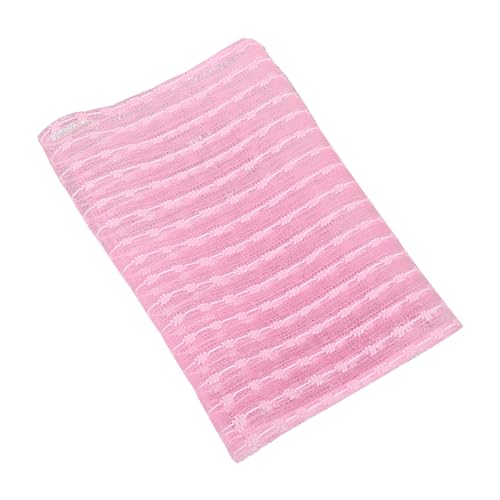 Cepillo de espalda para exfoliar el cuerpo, esponja de ducha de doble cara, cepillo de espalda para ducha, cepillo para el cuerpo, esponja de ducha trasera (rosa)