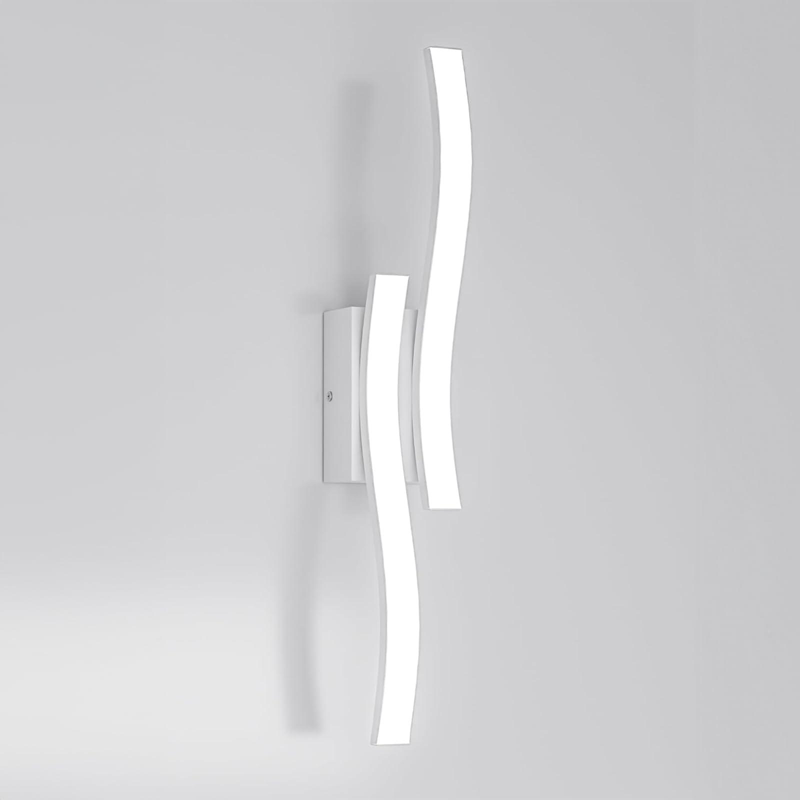 Voltix Applique da Parete Interno LED 10W–Lampada da Parete Moderna per Camera da Letto, Corridoio, Soggiorno–Applique Camera da Letto per Illuminazione Elegante e Funzionale (Bianco Freddo - 6500K)