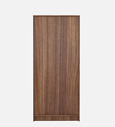Image of COUCH CULTURE Alexa Engineered Wood Wardrobe Almirah for Cloth with 2 Doors | Wooden Almirah With Lock | Multipurpose Organizer| 5 Shelves & 1 Drawer | 1 Year Warranty | White Door Wardrobe