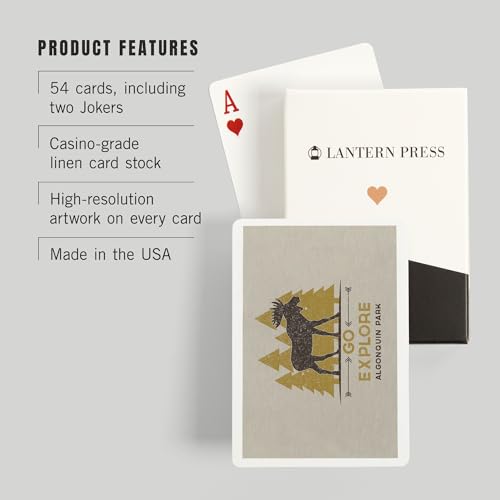 Baraja de 52 Cartas Poker Algonquin Park Muskoka Ontario miniatura 3