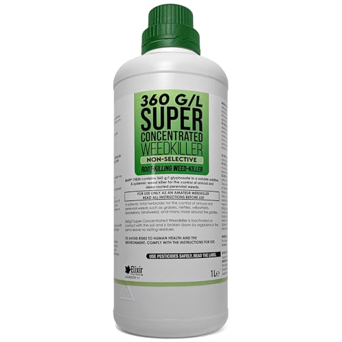 Home and Garden Strong Weed Killer Kills All Green Weeds 1L