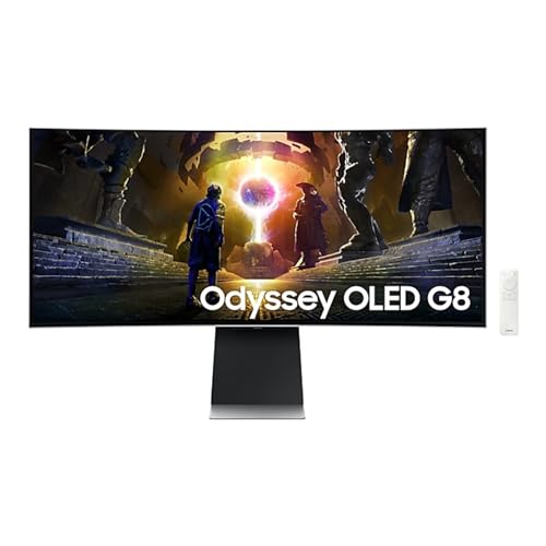Samsung Odyssey OLED G8 S34DG850SU - G85SD Series - OLED-Monitor - Smart - Gaming - gebogen - 86.4 cm (34') (LS34DG850SUXDU)(8806095710815)