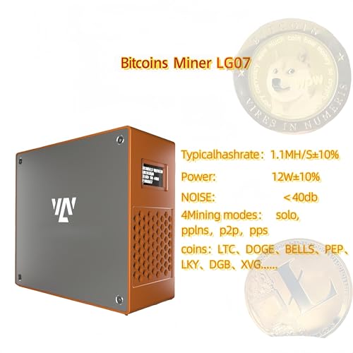 Image of New Lottery Miner LG07 Dogecoin Miner and Litecoin Miner Machine Asic Miner -11MH /S-25W-2.4GWifi-Ultal Scrypt Algorithm Crypto Miner for LTC /Doge /BEL /LKY /PEP /XVG- Low Power Consumption for Home use.
