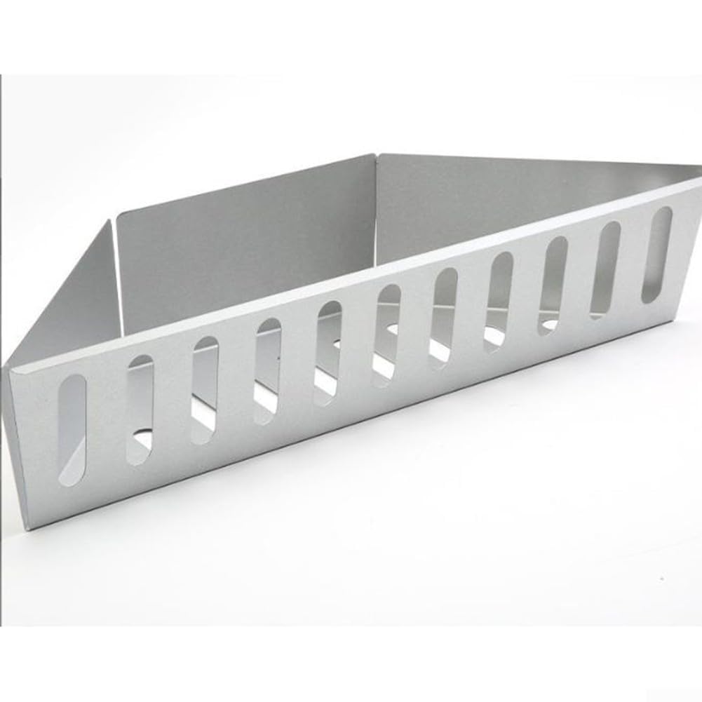 2 cestas de carbón para parrilla, accesorio galvanizado para barbacoa, cesta para parrilla de carbón, bandeja de carbón para parrilla al aire libre, 38,5 x 11 x 7,5 cm