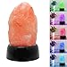 Himalayan Glow Salt lamp with Dimmer Switch and Neem Wooden Base, 3-5 lbs by WBM