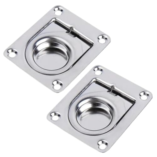 Manija de anillo de bloqueo de acero inoxidable de 2,5 pulgadas para elevador de descarga de barcos
