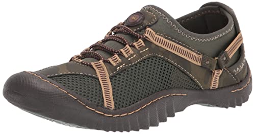 JBU by Jambu JSport womens Tahoe Water Ready Flats Sneaker,Camo/Tan,8 US