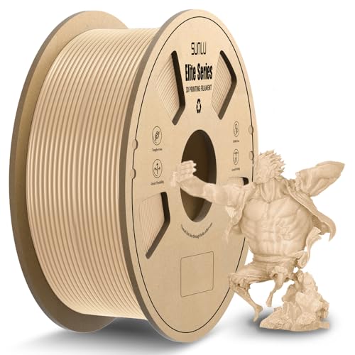 Filament PLA en bois 1.75 mm bobine 1 kg pour imprimante 3D avec tolérance +/- 0.02 mm