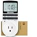 UKOKE UTM01WFBA UTM01W, Appliance, 7 Day Weekly Programmable Outlet, Wall Switch, Digital Light, Plug-in Timer for Electrical Outle (1 Pack)