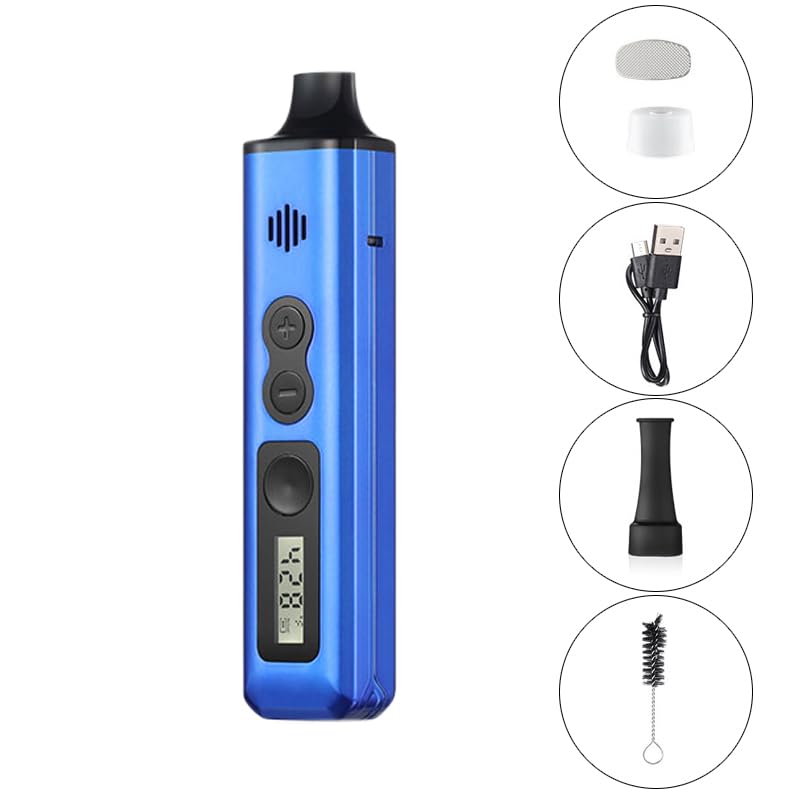 OVADA Vaporiser Kit with Screen, Temperature Control, Steam Dry, Handy ...