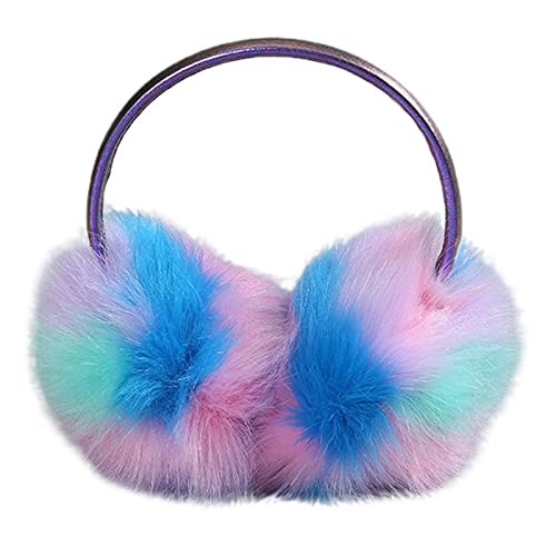 OUMIFA Cache Oreille Hiver Anti-Froid Spouse Peluche Earmuff Multicolore Etraités Multicolor Early Winter Hiver Hiver Hiver Femme Girl Couleur Auroral Noël Accessoire d'hiver (Color : Blue)