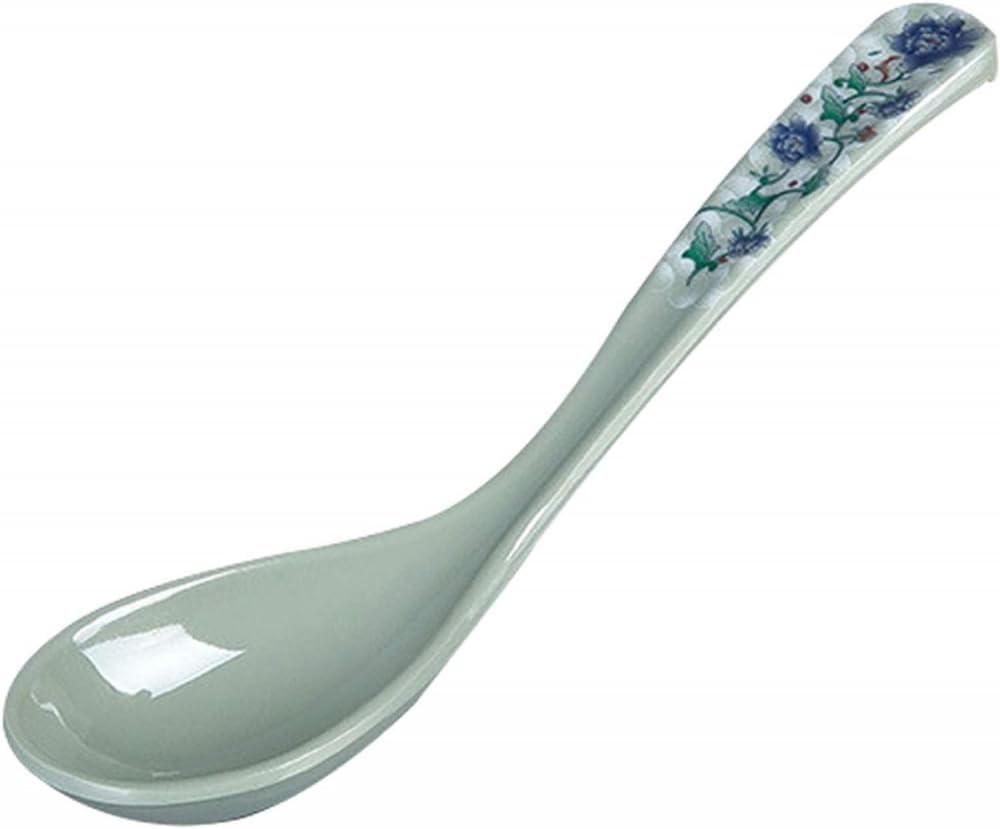 Dessert Spoon,Soup Spoons/Soup LadleSet of Long Handle Imitation Ceramic Soup Spoon Ramen Spoon Tableware Soup Spoon 6.7 Inches Long Ladles for Serving-20pcs