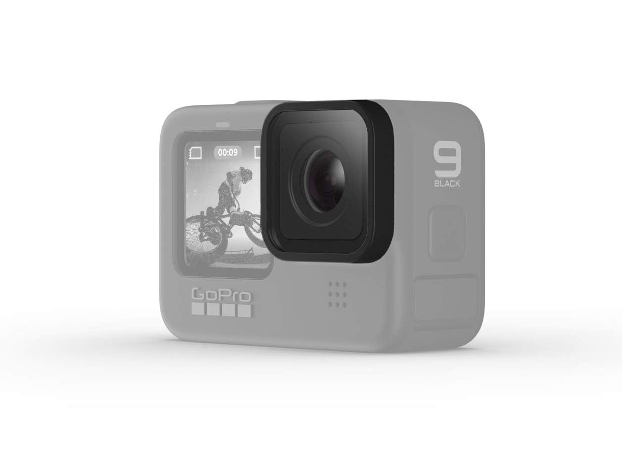Action Pro Lens Replacement Protective Lens Glass Cover Compatible with GoPro-9/10 Action Camera (Black)