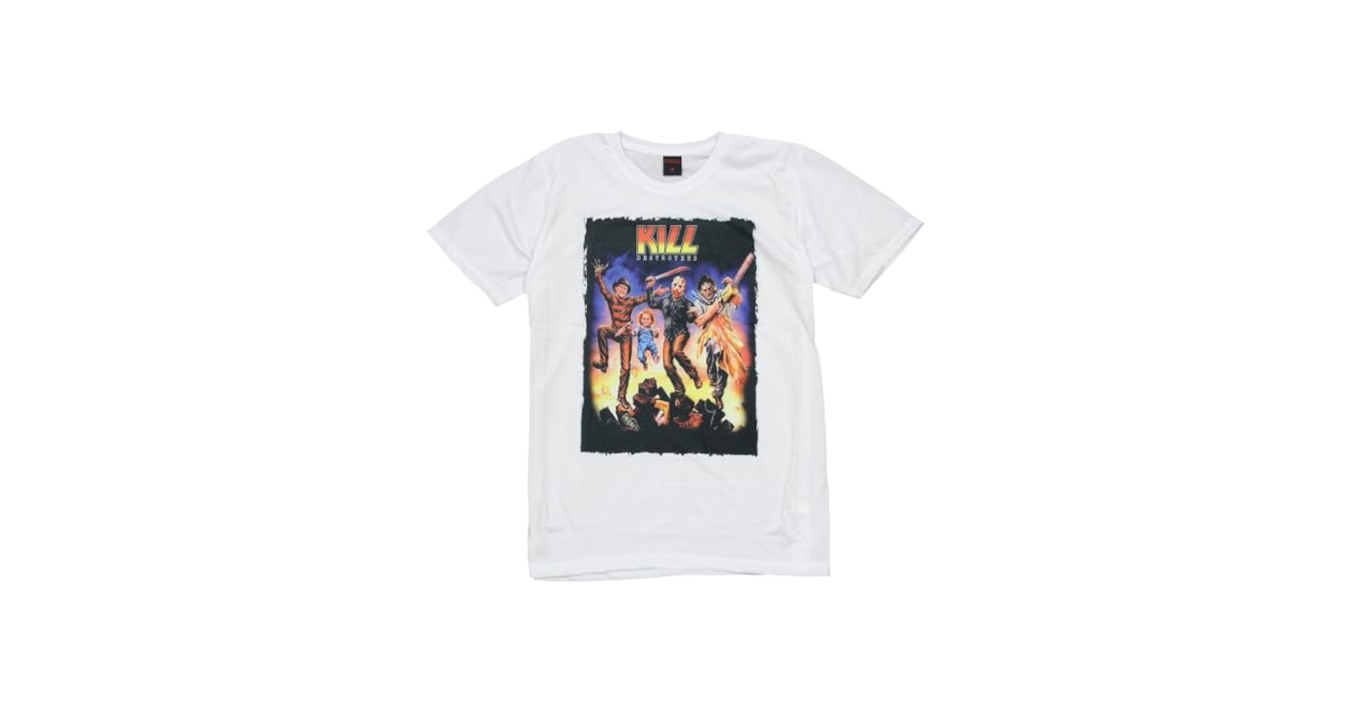 Amazon | [EXCLUSIVE] ホラー映画Tシャツ チャッキー ジェイソン