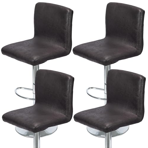Image of Chair Covers Bar Stool Cover 2pc Bar Chair Cover Swivel Bar Stool Slipcover