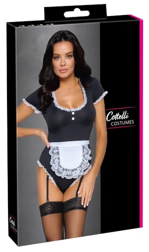 Cottelli COSTUMES 24709851041 Déguisement de serveuse Noir Et Blanc L