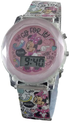 Disney Minnie Mouse Girl's Digital Light Up Watch