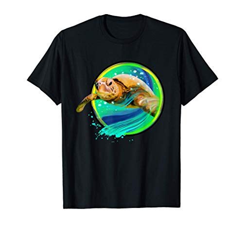 Increíble regalo de tortuga marina para niños y adultos. Camiseta
