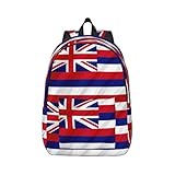Photo Gallery wopqs zaino in tela con bandiera delle hawaii, multifunzionale, borsa per computer portatile, campeggio, escursionismo, viaggio, nero , s Photo Gallery wopqs zaino in tela con bandiera delle hawaii, multifunzionale, borsa per computer portatile, campeggio, escursionismo, viaggio, nero , s
