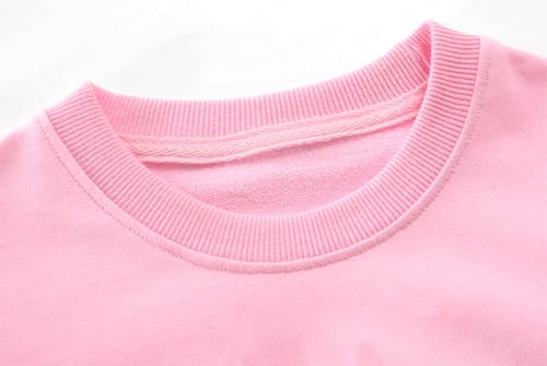 Girls Valentine's T-Shirt Kids Loved Butterfly Tee Toddler Be Mine Heart Tops Love is Magic Ruffle Long Sleeves 2-7T2