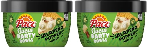 Pace Jalapeno Popper Dip, Cheese Dip, 11 oz Microwavable Bowl