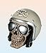 Produktbild Spardose Sparbüchse Biker Totenkopf mit Helm und Sonenbrille