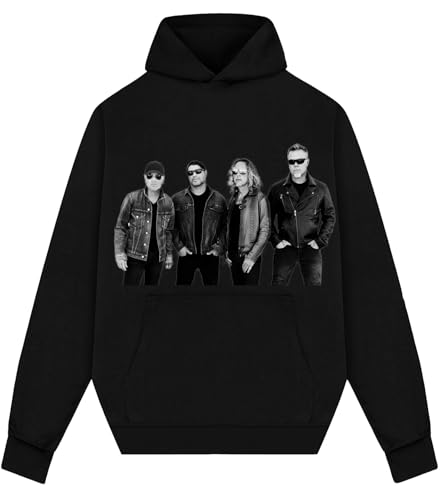 an Popular American Heavy Metal Band Music Song Fan-Can Tribute Print On Black Pullover Hoodie