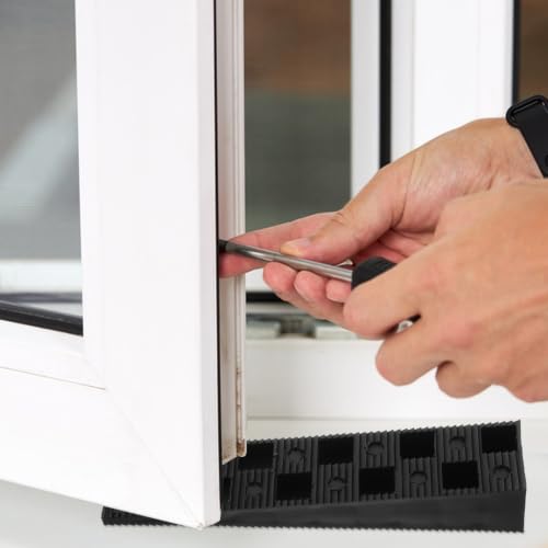 Cuñas de plástico ajustables Housoutil para nivelar marcos de puertas con total precisión 6