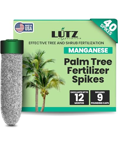 Lutz Corporation Palm Tree Fertilization Spikes Manganese 40 Pack
