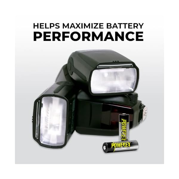 Powerex PRO High Capacity Rechargeable AA NiMH Batteries (1.2V, 2700mAh) - 4-Pack - Image 6