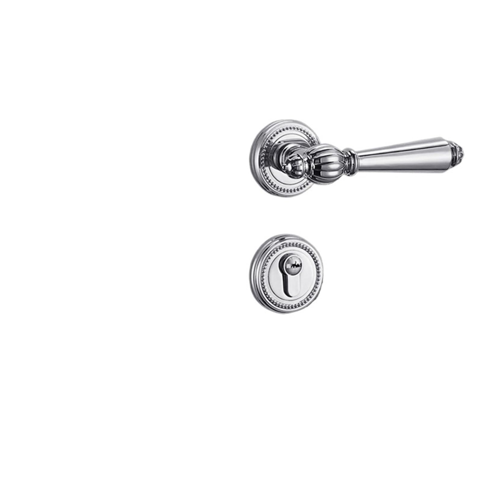 Serrure magnétique fendue haut de gamme en chrome brillant pour porte en bois