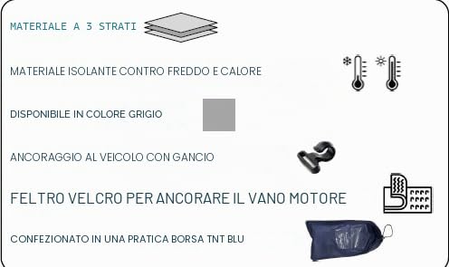 Oscurante Termico Esterno per Camper Ford Serie 5 1986-97, Copertura Completa Cabina, Protezione UV, Resistente all'Acqua