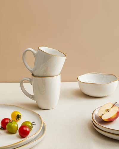 Image of Pokini Coffee Mug 15oz, Coffee Mugs Set of 4, Cups for Latte Tea Cappuccino