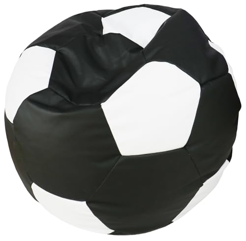 Ekspand.pl Sitzsack Fußball schwarz Weiss