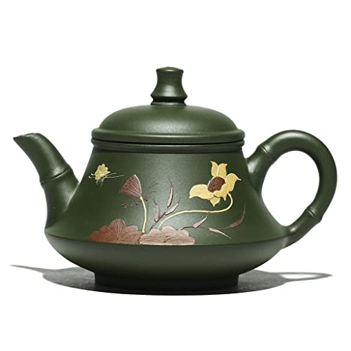 IUokLU Teteras con Aroma A Loto, Tetera Zisha, Zisha, Juego De Té, Juego De Beber, Vajilla, Vajilla, Ideal para Té Verde
