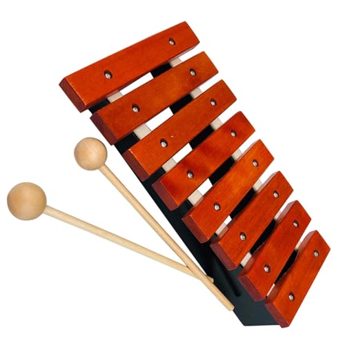 Glockenspiel Pour Débutants Instrument de percussion professionnel Redwood 8 Soundboard Glockenspiel