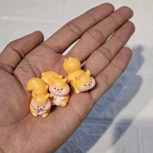 Image of Cute Miniature Squirrel Family Set of 3 | Resin Animal Figurines for Miniature Garden, Dollhouse Accessories & Home Decor | Collectible Mini Figurines & Gift