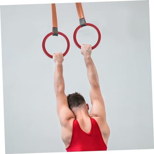 Anillas Gimnasia Kisangel 2pcs Roja ABS miniatura 6