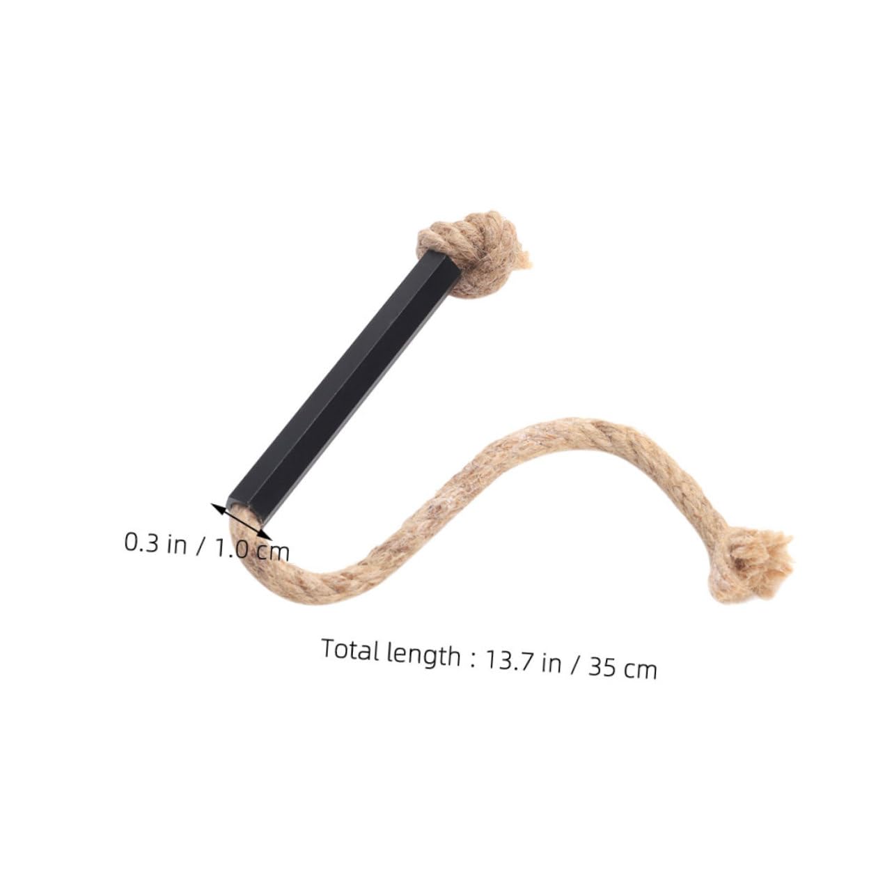 FONDOTIN Outdoor Fire Ropes 4 Pack Instant Ignition Fire Starter for Camping Hiking and Survival Situations