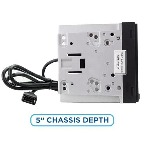 Jensen J1Ca7W 7-Inch Certified Apple Carplay Android Auto Wired Or Wireless | Double Din Touchscreen Car Stereo Receiver | Bluetooth | Backup Camera Input | Usb Playback & Charge | Sirius Xm Ready #TOP7