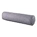 Aowufan Solid Color Cervical Pillow Cylindrical Round Neck Pillow Candy Pillow Long Leg Pad Foot Pillow Throw Pillow Sofa Cushion (Dark Grey, S)