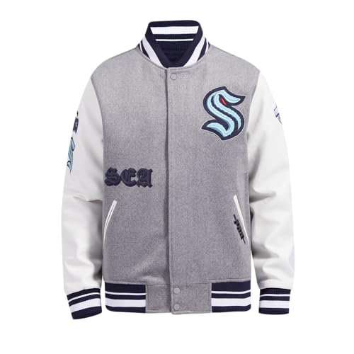 Mens NHL Old English Varsity Jacket