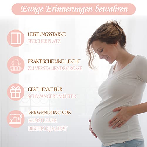 Aufisi Mutterpasshülle aus Kunstleder Organizer für Impfpass Hülle – Ansicht 5