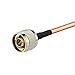 Eightwood N Male to N Male Jumper RG400 Low Loss Coaxial Cable 3 Feet for 4G LTE Antenna,WiFi Antenna, Antenna Router, Ham Radio
