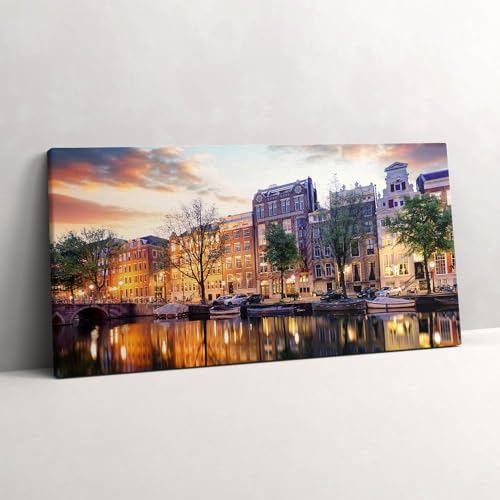 Art mural de prestige avec l'image imprimee sur toile Wallfluent 100x50