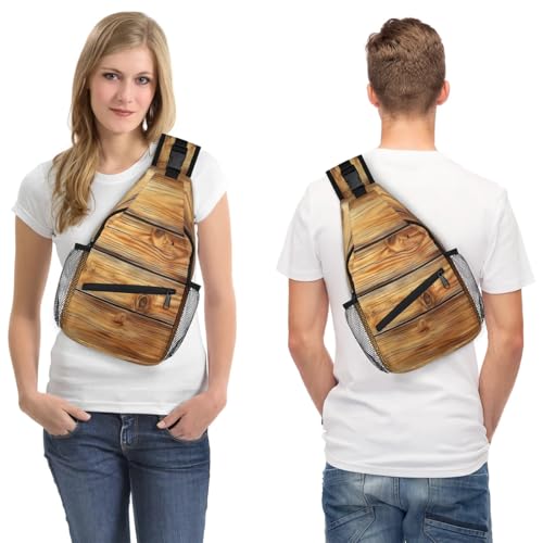 Bolso Sling para hombre y mujer, crossbody unisex miniatura 7